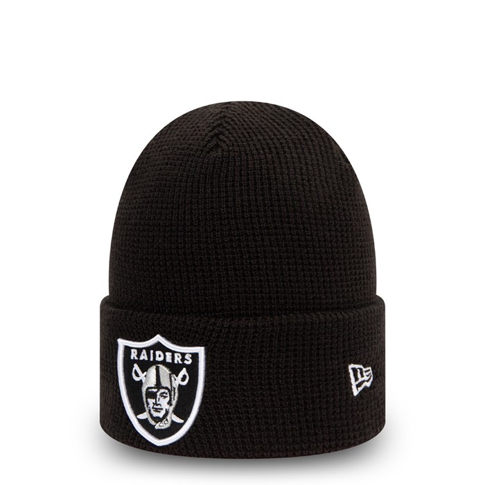 Las Vegas Raiders Waffle Pipohattu Mustat - New Era Lippikset Suomi FI-613092